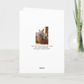 Carte d'anniversaire du cheval (Dos)