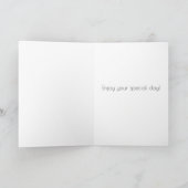 Carte d'anniversaire du Cheval Blanc Art Déco (Intérieur)