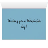 Carte d'anniversaire du chien (Intérieur Horizontal (Bas))