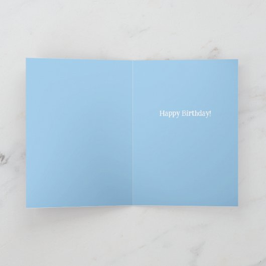 Carte d'anniversaire du chien (Intérieur)