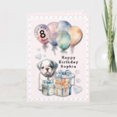 Carte d'anniversaire du Chien Chien Chien Chien Ch (Devant)