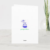 Carte d'anniversaire du cirque (Dos)