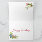 Carte d'anniversaire du Country Garden (Intérieur)