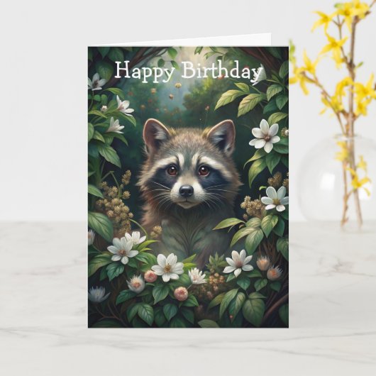 Carte d'anniversaire du cousin (Fleur jaune)