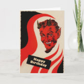 Carte d'anniversaire du diable (Devant)