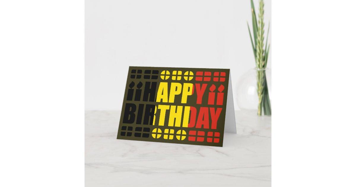 Carte D Anniversaire Du Drapeau Belge Zazzle Be