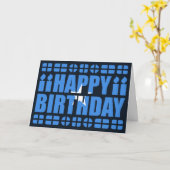 Carte d'anniversaire du drapeau somalien (Fleur jaune)