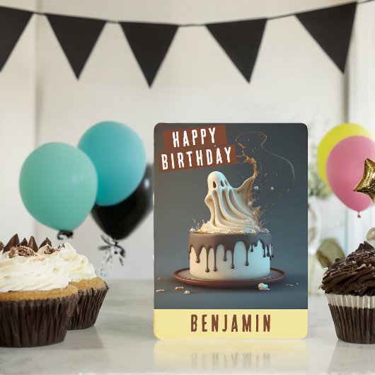 Carte d'anniversaire du fantôme