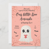 Carte d'anniversaire du fantôme d'Halloween (Devant)