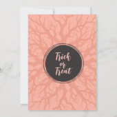 Carte d'anniversaire du fantôme d'Halloween (Dos)