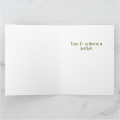 Carte d'anniversaire du faucon à queue rouge (Intérieur)