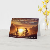 Carte d'anniversaire du frère (Fleur jaune)