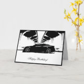 Carte d'anniversaire du G37 Coupe (Fleur jaune)