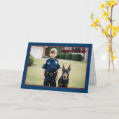 Carte d'anniversaire du garçon de patrouille (Fleur jaune)