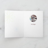 Carte d'anniversaire du gâteau au chocolat (Intérieur)