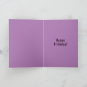 Carte d'anniversaire du gâteau d'Halloween (Intérieur)