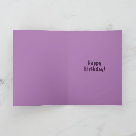 Carte d'anniversaire du gâteau d'Halloween (Intérieur)