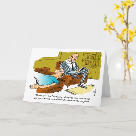 Carte d'anniversaire du groupe thérapeutique (Fleur jaune)