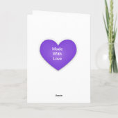 Carte d'anniversaire du hibou (Dos)