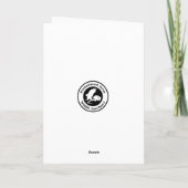 Carte d'anniversaire du hibou (Dos)