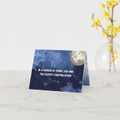 Carte d'anniversaire du jardin céleste (Fleur jaune)