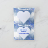 Carte d'anniversaire du jardin céleste (Intérieur)