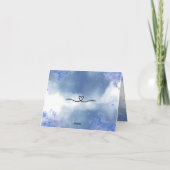 Carte d'anniversaire du jardin céleste (Dos)