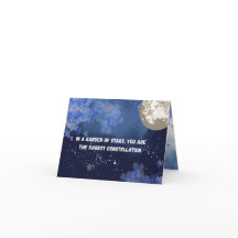 Carte d'anniversaire du jardin céleste