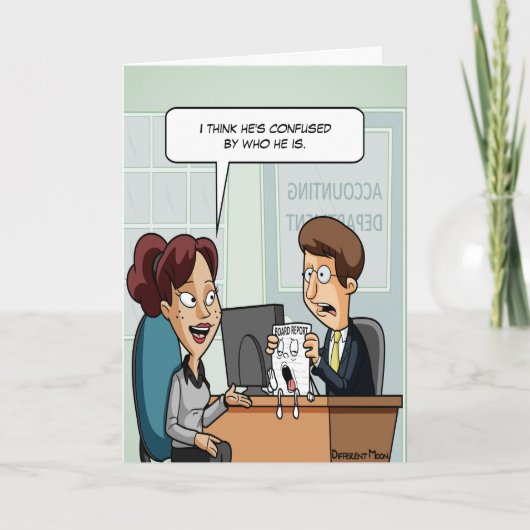 Carte d'anniversaire du Jeu du conseil d'administr (Devant)