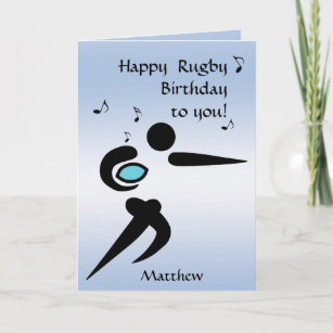 Cartes De Vœux Rugby Zazzle Be