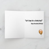 Carte d'anniversaire du jour de la marmotte (Intérieur)