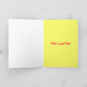 Carte d'anniversaire du lapin (Intérieur)