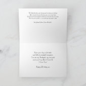 Carte d'anniversaire du mari - Mineur et fille Mul (Intérieur)