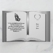 Carte d'anniversaire du Mariage Christian Diamond (Intérieur)