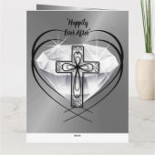 Carte d'anniversaire du Mariage Christian Diamond (Dos)