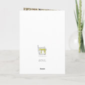 Carte d'anniversaire du mariage de diamant (Dos)