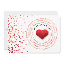 Carte d'anniversaire du Mariage JW