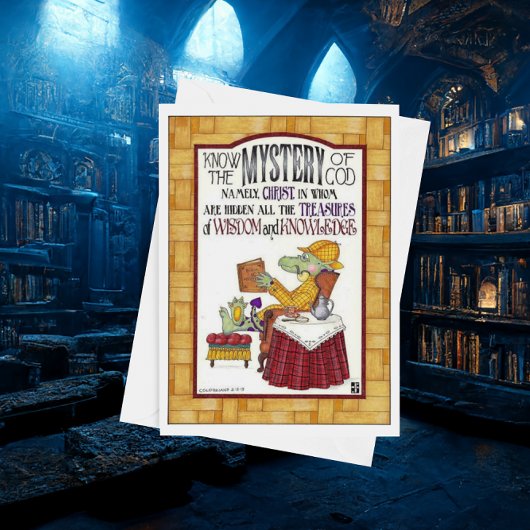 Carte d'anniversaire du mystère du dragon