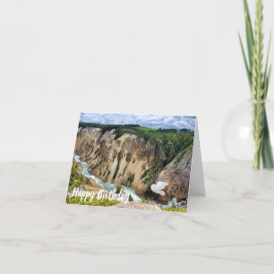 Carte d'anniversaire du Parc national de Yellowsto