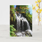 Carte d'anniversaire du partenaire romantique (Fleur jaune)