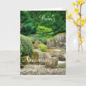 Carte d'anniversaire du pasteur (Fleur jaune)