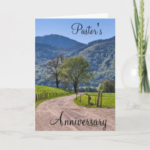 Carte d'anniversaire du pasteur