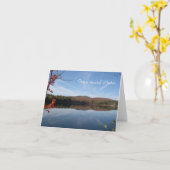 Carte d'anniversaire du pasteur Lake View (Fleur jaune)
