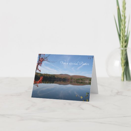 Carte d'anniversaire du pasteur Lake View (Devant)