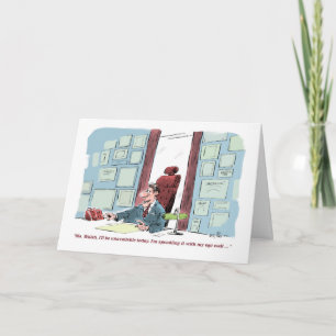 Carte d'anniversaire du patron Ego Wall