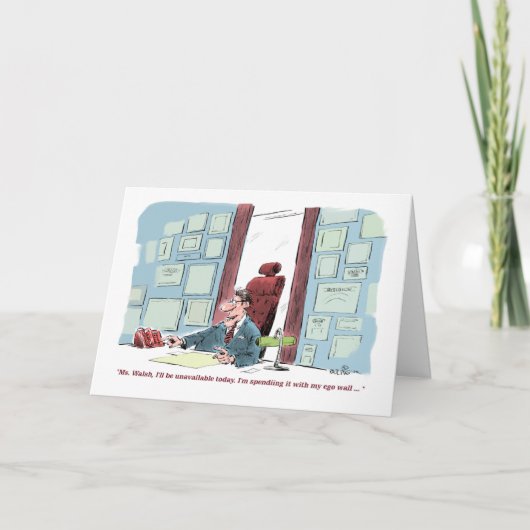 Carte d'anniversaire du patron Ego Wall (Devant)