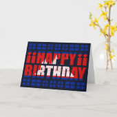 Carte d'anniversaire du pavillon cambodgien (Fleur jaune)