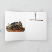 Carte d'anniversaire du paysage ferroviaire (Intérieur)