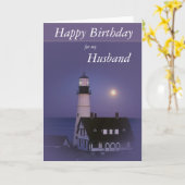 Carte d'anniversaire du phare (Fleur jaune)