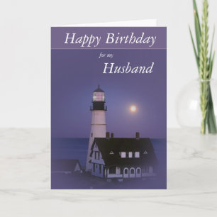 Carte d'anniversaire du phare